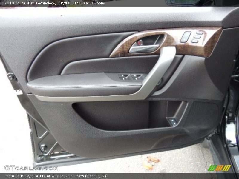Crystal Black Pearl / Ebony 2010 Acura MDX Technology