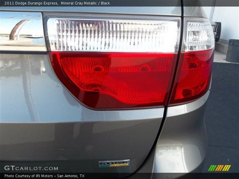 Mineral Gray Metallic / Black 2011 Dodge Durango Express