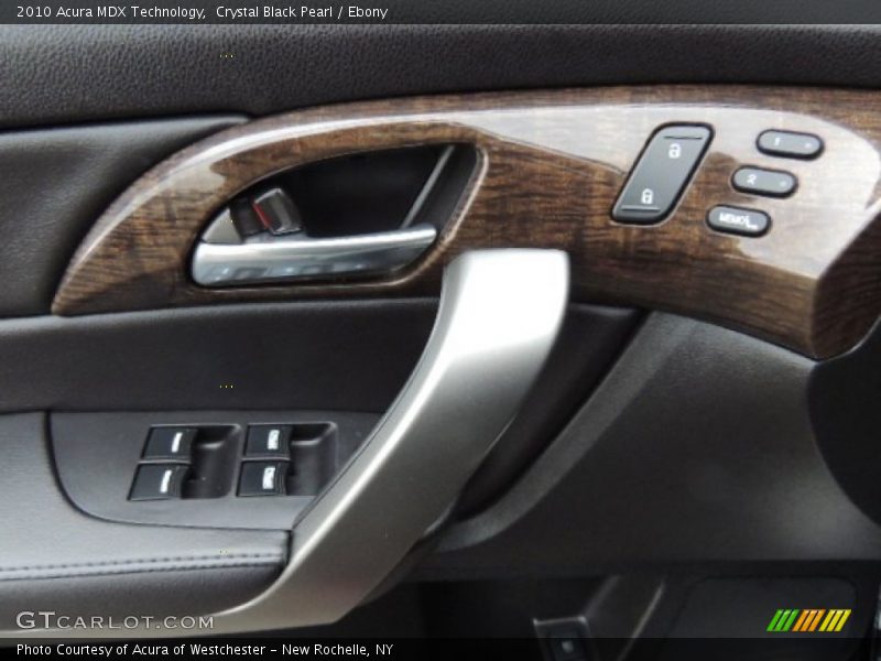 Crystal Black Pearl / Ebony 2010 Acura MDX Technology