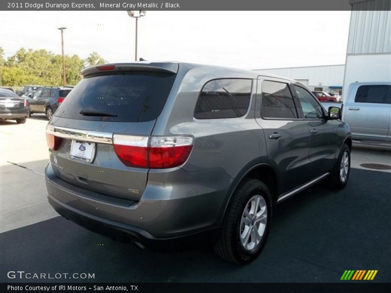 Mineral Gray Metallic / Black 2011 Dodge Durango Express