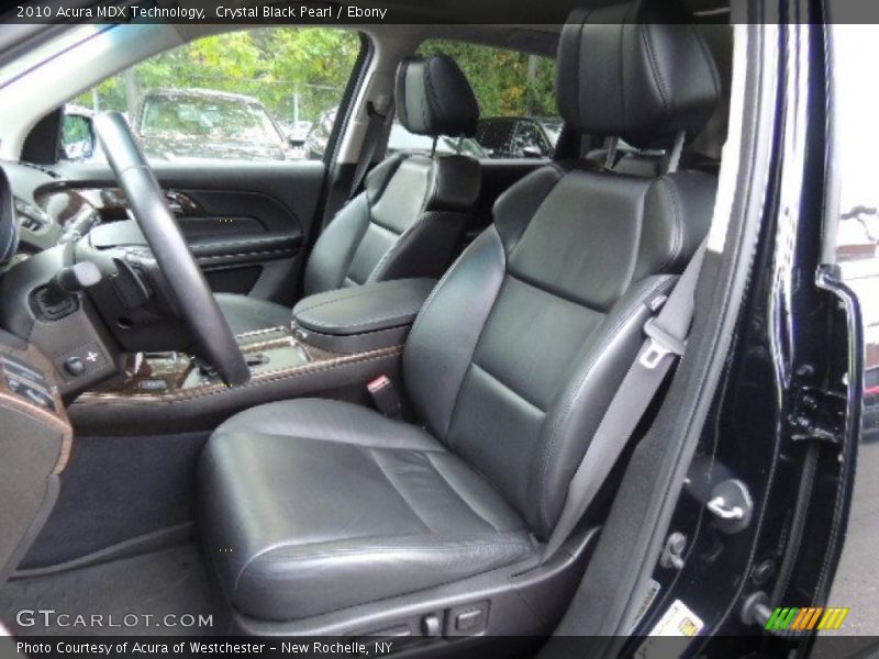Crystal Black Pearl / Ebony 2010 Acura MDX Technology