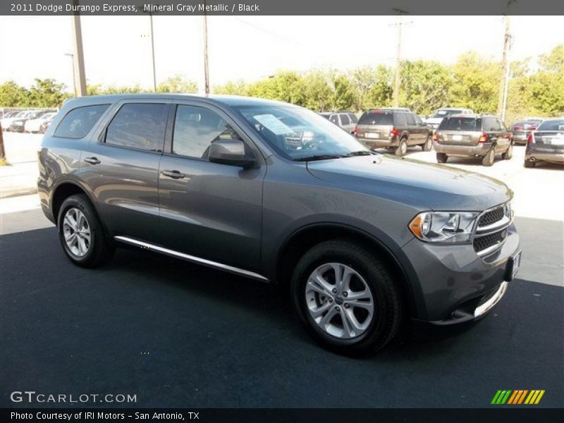 Mineral Gray Metallic / Black 2011 Dodge Durango Express