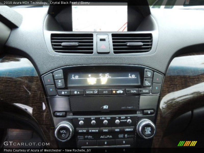 Crystal Black Pearl / Ebony 2010 Acura MDX Technology