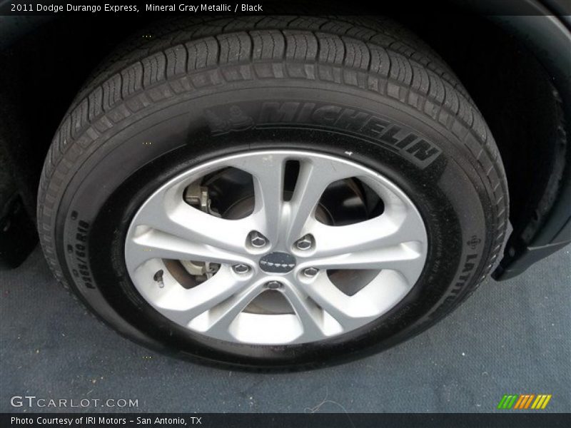 Mineral Gray Metallic / Black 2011 Dodge Durango Express