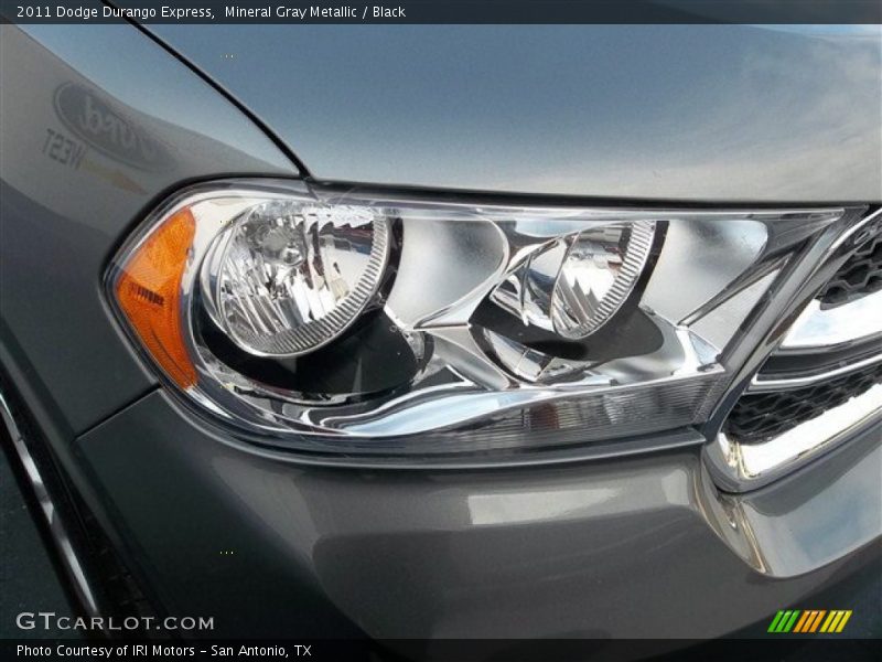 Mineral Gray Metallic / Black 2011 Dodge Durango Express