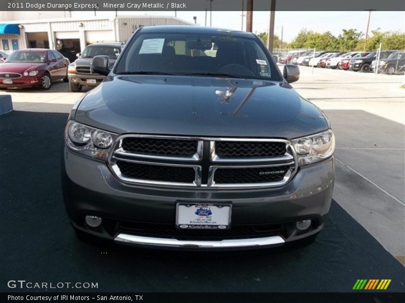 Mineral Gray Metallic / Black 2011 Dodge Durango Express