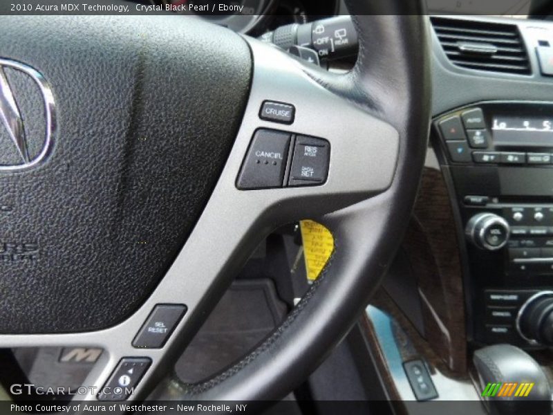 Crystal Black Pearl / Ebony 2010 Acura MDX Technology