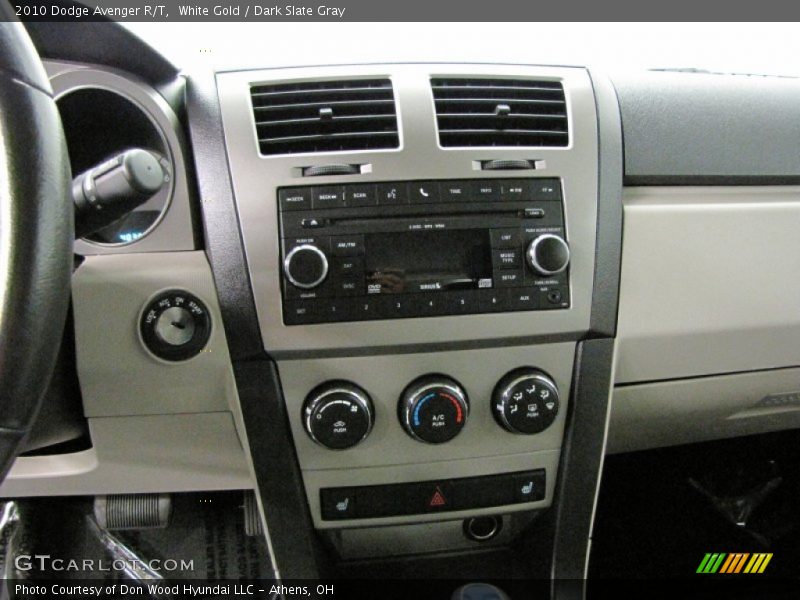 White Gold / Dark Slate Gray 2010 Dodge Avenger R/T