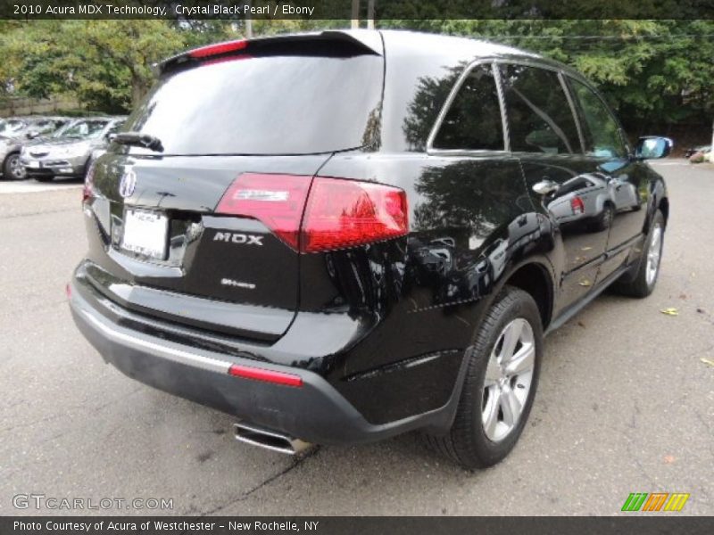 Crystal Black Pearl / Ebony 2010 Acura MDX Technology