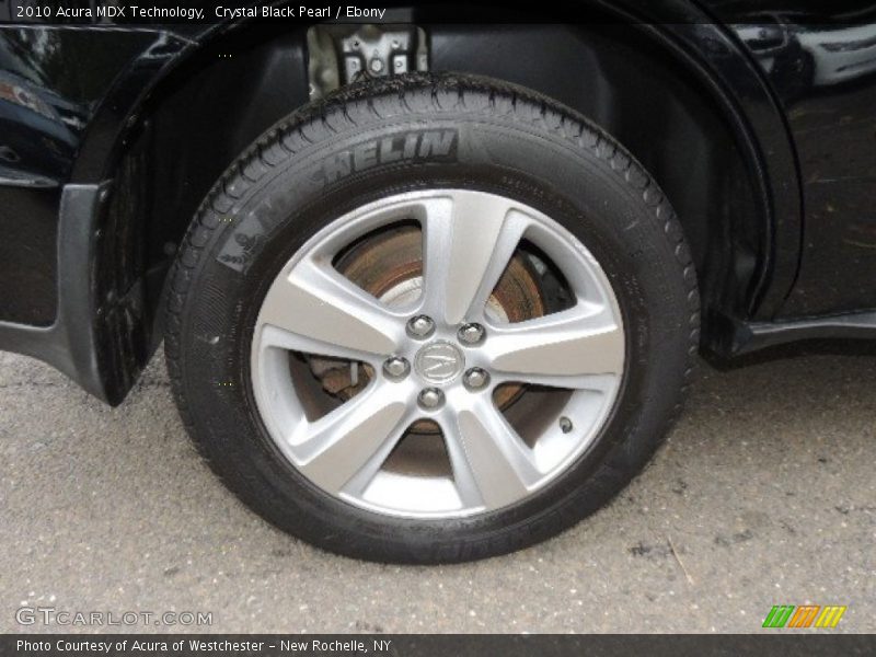 Crystal Black Pearl / Ebony 2010 Acura MDX Technology