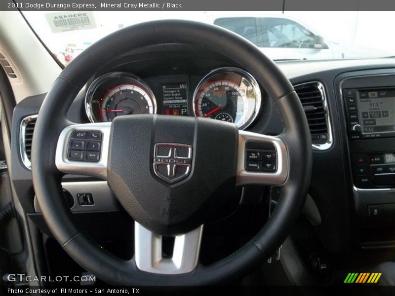 Mineral Gray Metallic / Black 2011 Dodge Durango Express