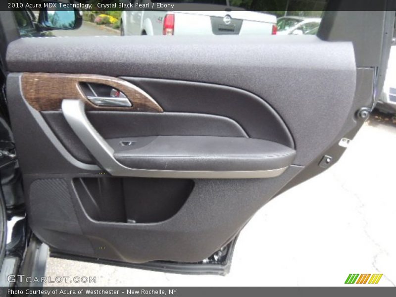 Crystal Black Pearl / Ebony 2010 Acura MDX Technology