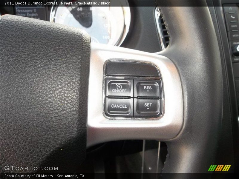 Mineral Gray Metallic / Black 2011 Dodge Durango Express