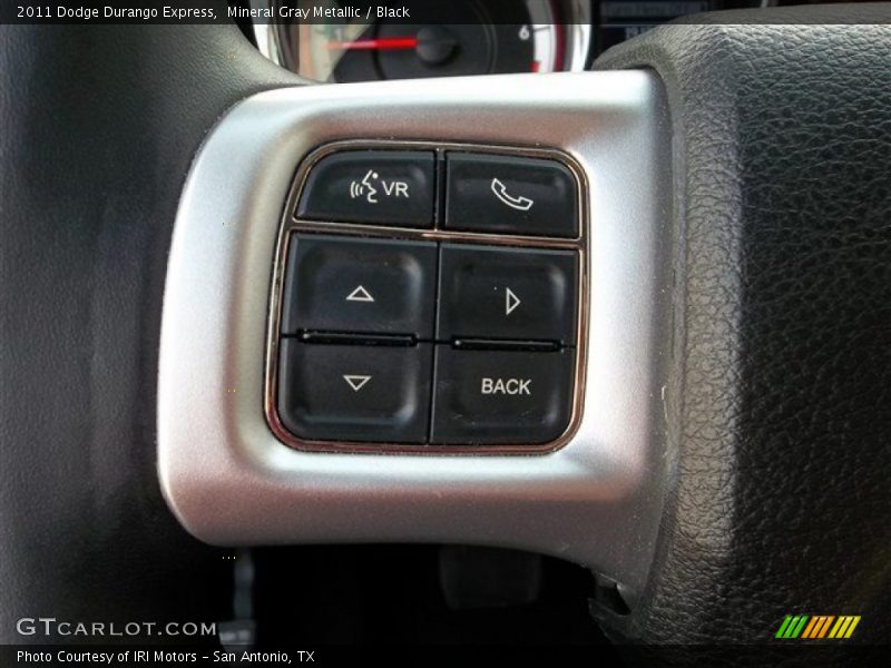 Mineral Gray Metallic / Black 2011 Dodge Durango Express