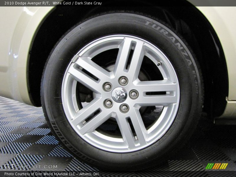 White Gold / Dark Slate Gray 2010 Dodge Avenger R/T