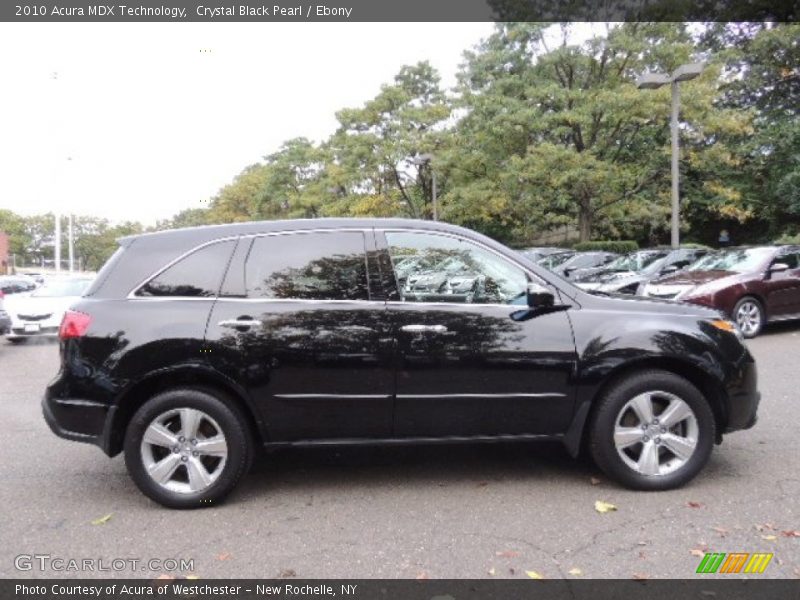 Crystal Black Pearl / Ebony 2010 Acura MDX Technology