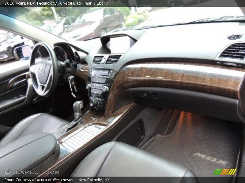 Crystal Black Pearl / Ebony 2010 Acura MDX Technology