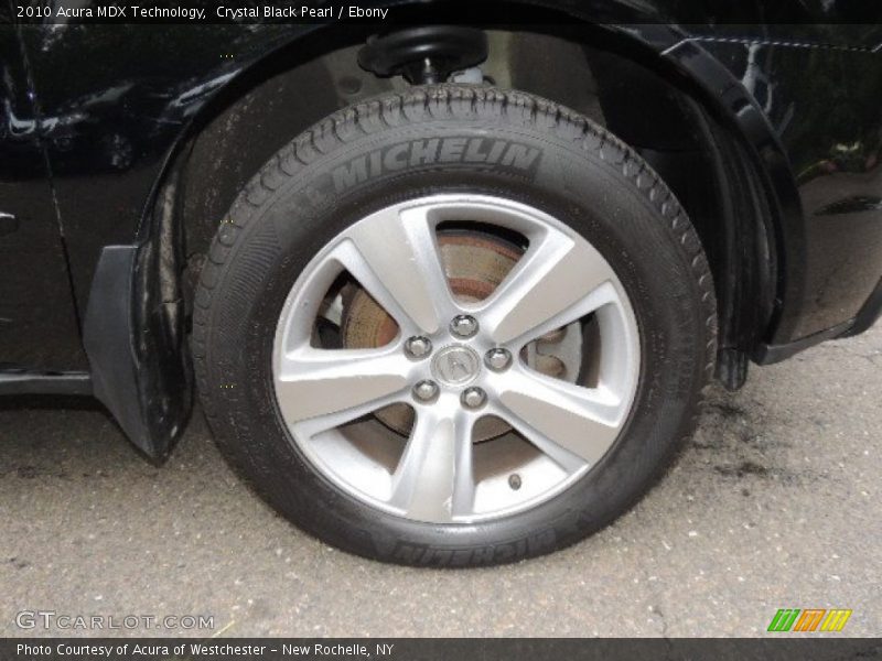Crystal Black Pearl / Ebony 2010 Acura MDX Technology