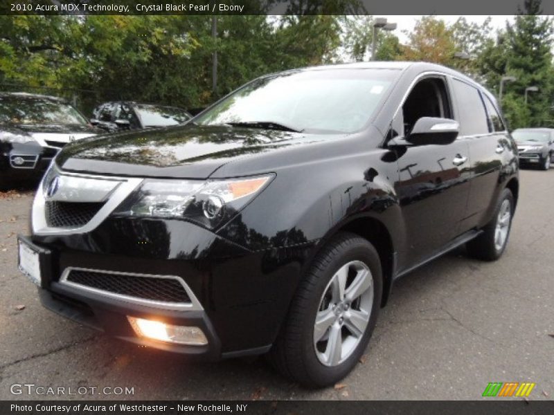 Crystal Black Pearl / Ebony 2010 Acura MDX Technology