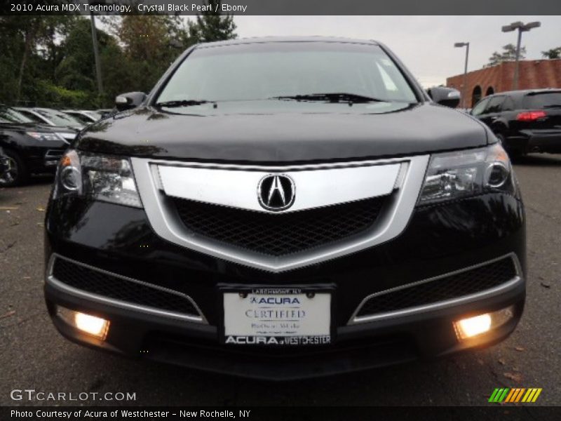 Crystal Black Pearl / Ebony 2010 Acura MDX Technology