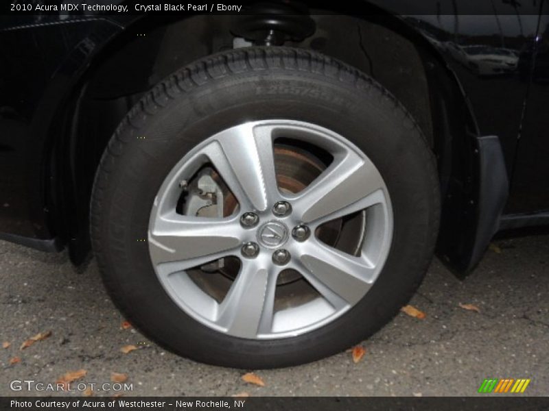 Crystal Black Pearl / Ebony 2010 Acura MDX Technology