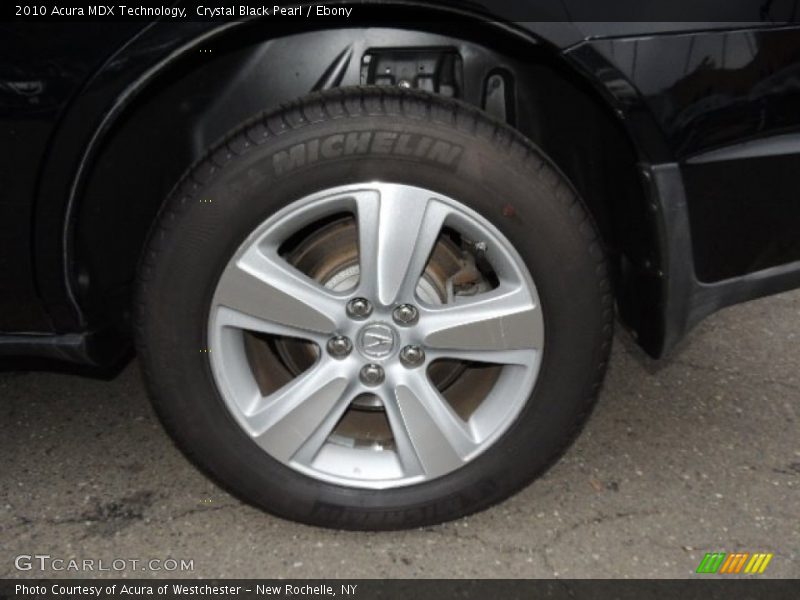 Crystal Black Pearl / Ebony 2010 Acura MDX Technology