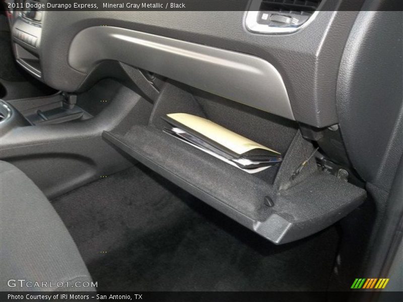 Mineral Gray Metallic / Black 2011 Dodge Durango Express