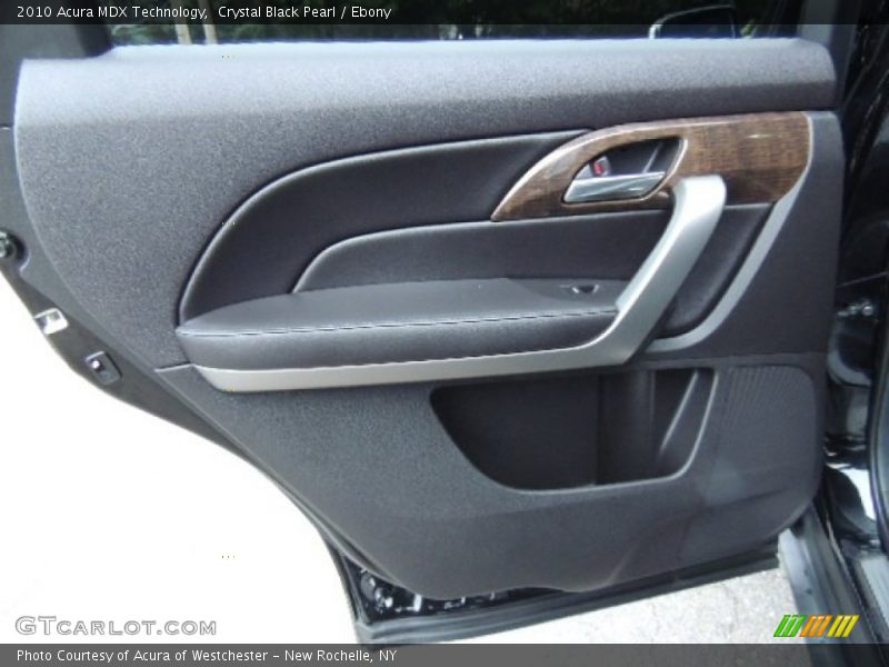 Crystal Black Pearl / Ebony 2010 Acura MDX Technology