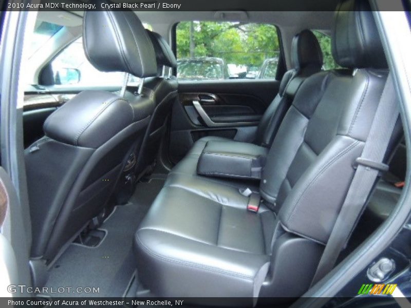 Crystal Black Pearl / Ebony 2010 Acura MDX Technology