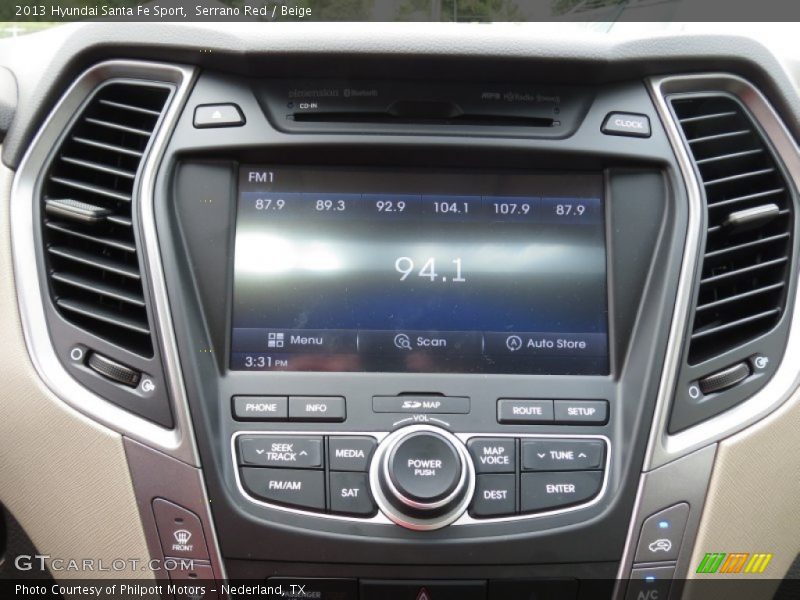 Serrano Red / Beige 2013 Hyundai Santa Fe Sport