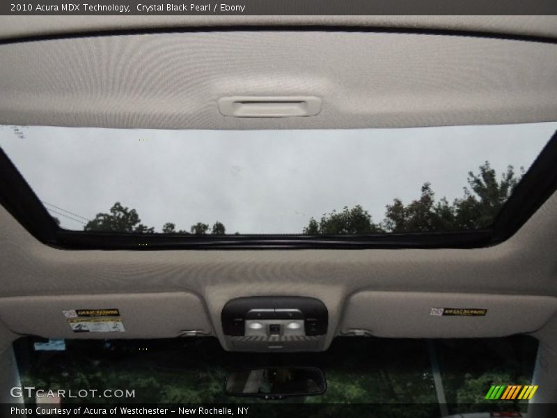 Crystal Black Pearl / Ebony 2010 Acura MDX Technology