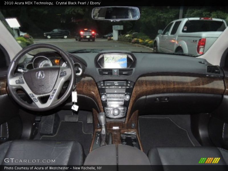 Crystal Black Pearl / Ebony 2010 Acura MDX Technology