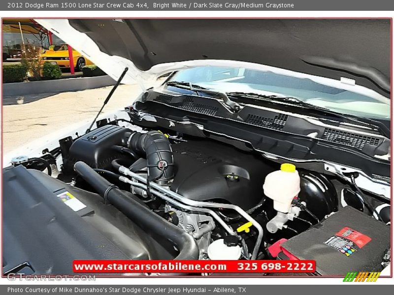 Bright White / Dark Slate Gray/Medium Graystone 2012 Dodge Ram 1500 Lone Star Crew Cab 4x4