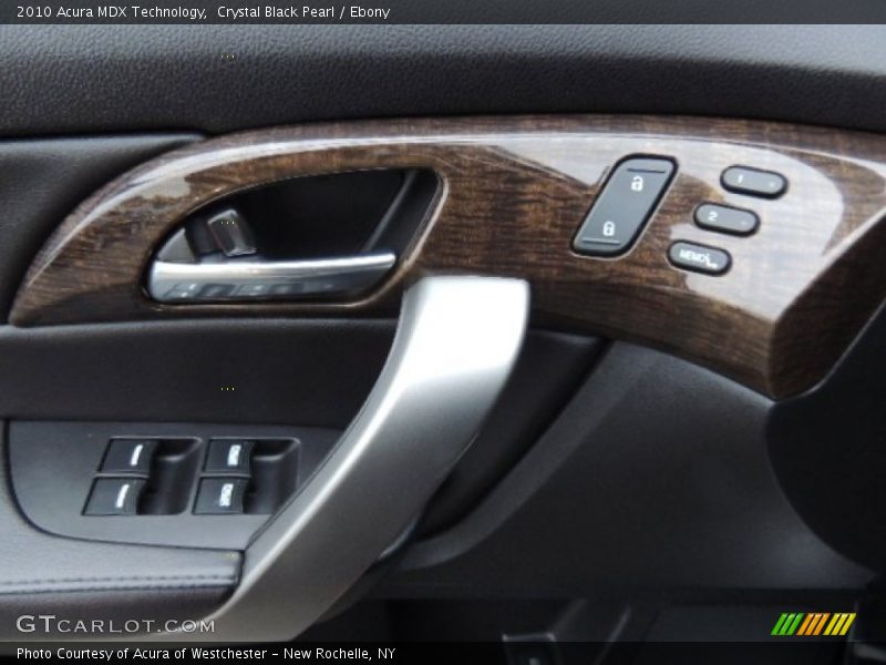 Crystal Black Pearl / Ebony 2010 Acura MDX Technology
