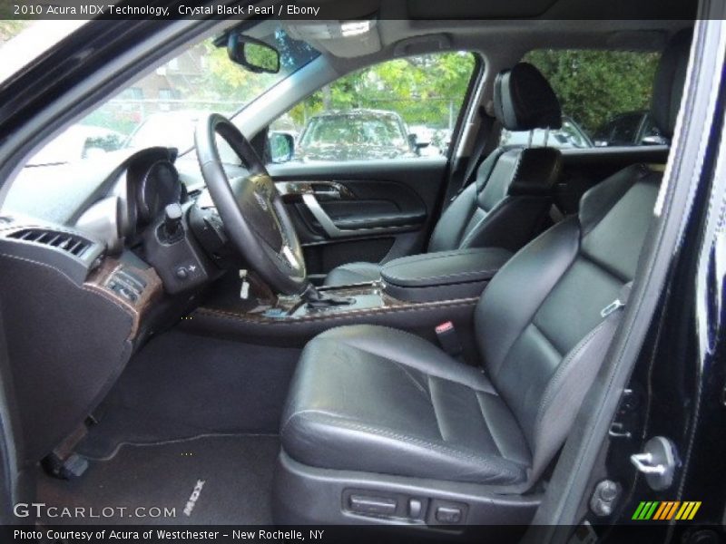 Crystal Black Pearl / Ebony 2010 Acura MDX Technology