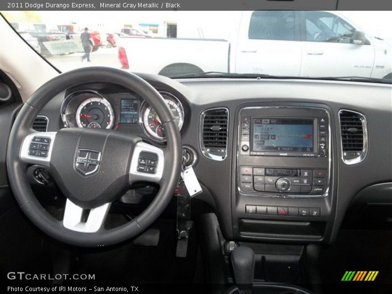 Mineral Gray Metallic / Black 2011 Dodge Durango Express