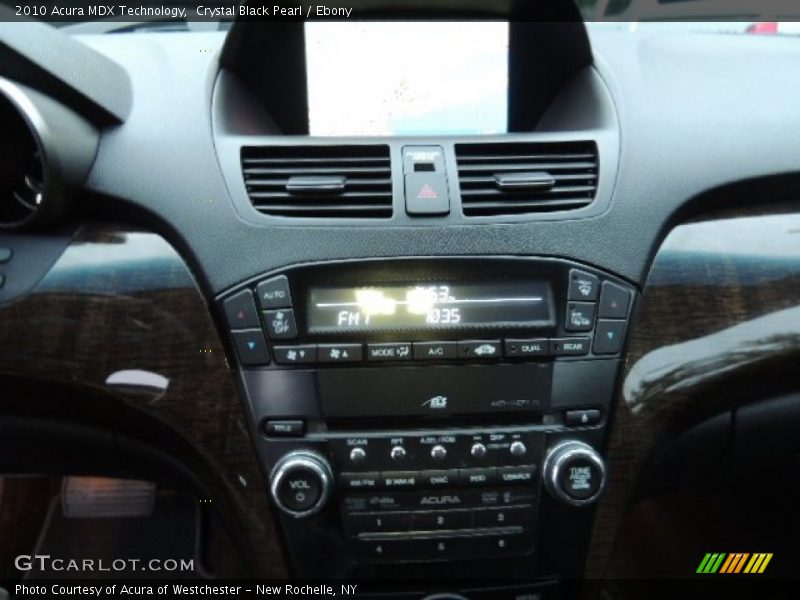 Crystal Black Pearl / Ebony 2010 Acura MDX Technology