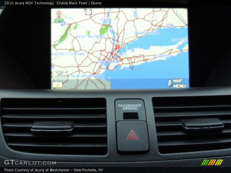 Crystal Black Pearl / Ebony 2010 Acura MDX Technology