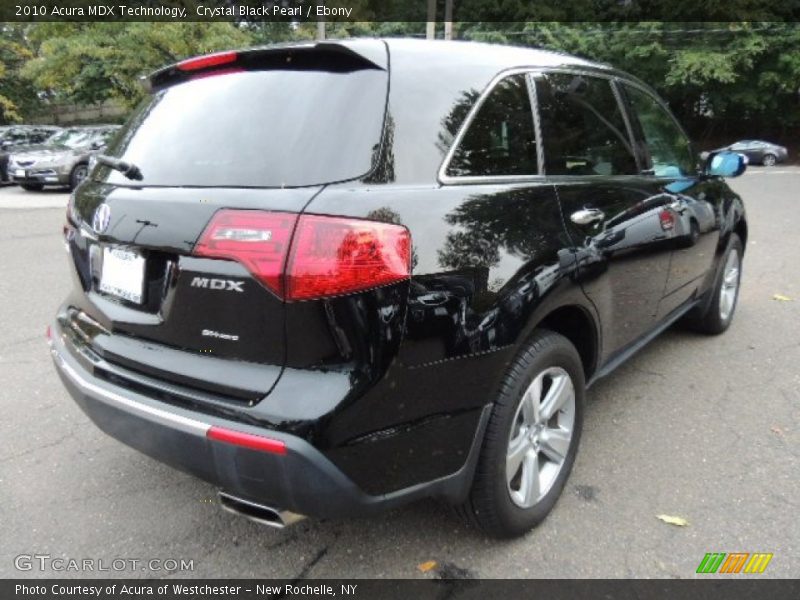 Crystal Black Pearl / Ebony 2010 Acura MDX Technology