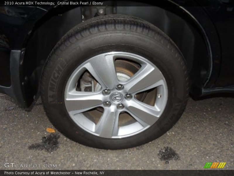 Crystal Black Pearl / Ebony 2010 Acura MDX Technology