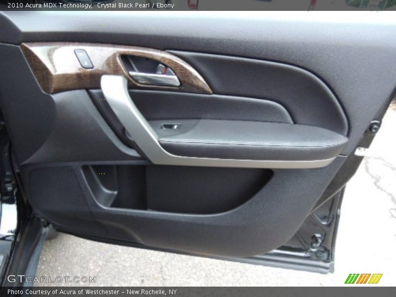 Crystal Black Pearl / Ebony 2010 Acura MDX Technology