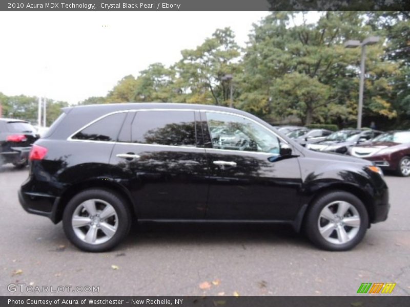 Crystal Black Pearl / Ebony 2010 Acura MDX Technology