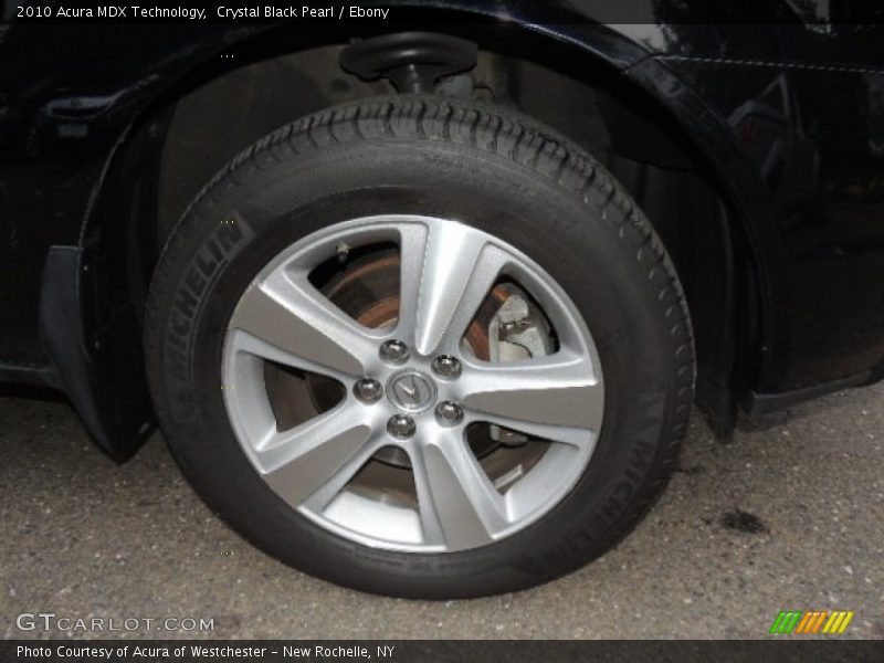 Crystal Black Pearl / Ebony 2010 Acura MDX Technology