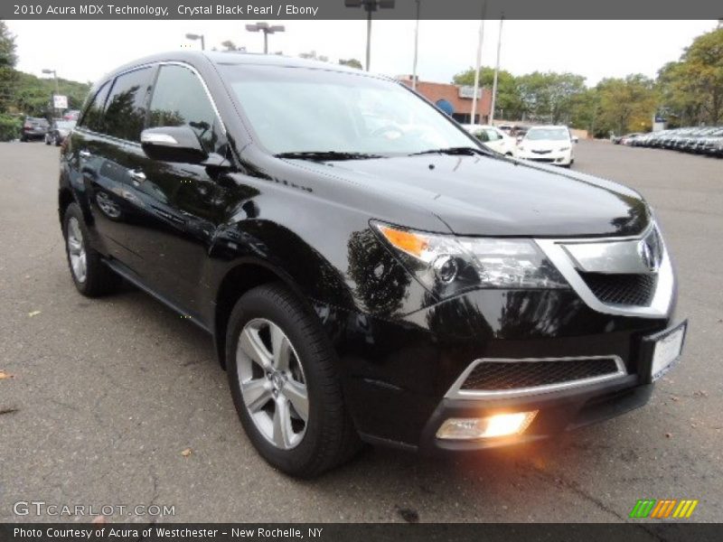 Crystal Black Pearl / Ebony 2010 Acura MDX Technology