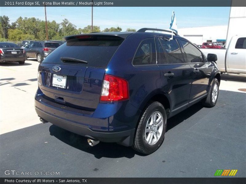 Kona Blue Metallic / Medium Light Stone 2011 Ford Edge SE