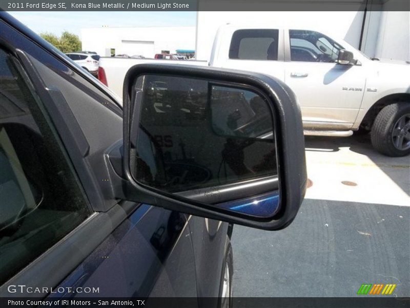 Kona Blue Metallic / Medium Light Stone 2011 Ford Edge SE