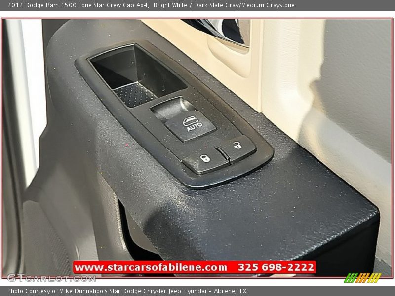 Bright White / Dark Slate Gray/Medium Graystone 2012 Dodge Ram 1500 Lone Star Crew Cab 4x4
