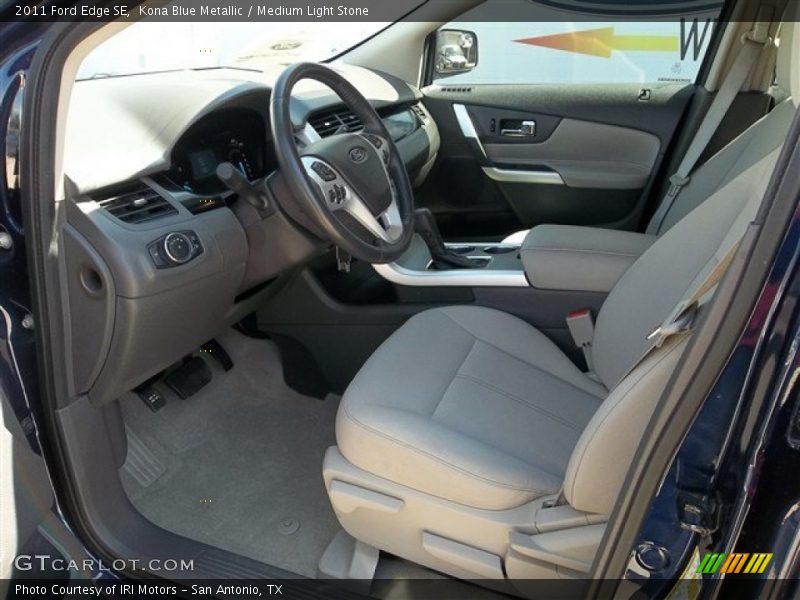 Kona Blue Metallic / Medium Light Stone 2011 Ford Edge SE