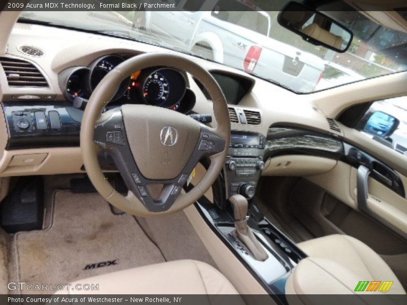 Formal Black / Parchment 2009 Acura MDX Technology