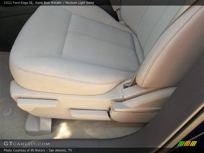 Kona Blue Metallic / Medium Light Stone 2011 Ford Edge SE
